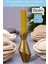 Altın Eskitme Mumluk Şamdan Ince Mum Uyumlu Model 22 7