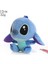 Disney Stitch Angel 12CM Peluş Bebek Sevimli Karikatür Anahtar Backpack Kolye Anime Periferik Çift Aksesuarlar Doğum Günü Hediyesi Yeni Rolor Adı: Angie (Yurt Dışından) 1