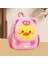 Anaokulu Schoolbag Erkek ve Kız Okul Çantası Karikatür Sırt Çantası Anti-Lost Küçük Sırt Çantası Çocuk Çantası Mochila Escolar Renk: Pigduck-S (Yurt Dışından) 1