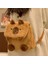 Kawaii Yeni Capya Peluş Peluş Kadınlar Için Çok Çok Yönlü Karikatür Komik Capibala Çantası Büyük Kapasiteli Tote Çanta Çocuk Hediye Renk: STBAG523-A1 (Yurt Dışından) 1