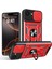 iPhone 16E Kılıfı Için Kayar Kamera Kapağı Pc+Tpu Ayaklı Telefon Kılıfı-Kırmızı (Yurt Dışından) 1