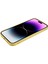 iPhone 15 Pro Max Için Candy Color Shell Yumuşak Tpu Telefon Kılıfı Fiber Astarlı Ka Telefon Kılıfı-Sarı (Yurt Dışından) 5