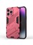 iPhone 16 Pro Max Kılıf Pc+Tpu Darbeye Dayanıklı Telefon Kılıfı Kickstand Ile-Gül (Yurt Dışından) 1