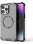 iPhone 14 Pro Max Kılıf Honeycomb Tpu+Pc Telefon Kılıfı Magsafe-Gri ile Uyumlu (Yurt Dışından) 1