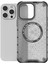iPhone 14 Pro Max Kılıf Honeycomb Tpu+Pc Telefon Kılıfı Magsafe-Gri ile Uyumlu (Yurt Dışından) 4