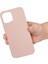 iPhone 15 Esnek Sıvı Silikon Telefon Kılıfı Yumuşak Astar Düşmeye Lı Kapak-Pembe (Yurt Dışından) 5