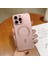 iPhone 13 Pro Max 6.7 Inç Tpu Düşmeye Karşı Kılıf Lens Filmli Magsafe Ka Telefon Kılıfı ile Uyumlu-Pembe (Yurt Dışından) 1