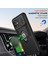 iPhone 12 Kılıfı Pc+Tpu Telefon Koruyucu Kickstand ve Kayar Lens Kapağı Ile-Siyah (Yurt Dışından) 5