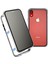 iPhone Xr 6.1 Inç Gizlilik Manyetik Kılıf Gözetleme Önleyici Çift Taraflı Temperli Cam + Metal Tampon Çerçeve Tam Koruyucu Telefon Kılıfı-Gümüş (Yurt Dışından) 1