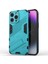 iPhone 16 Pro Kılıf Pc+Tpu Darbeye Dayanıklı Telefon Kılıfı Kickstand Ile-Mavi (Yurt Dışından) 1