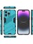 iPhone 16 Pro Kılıf Pc+Tpu Darbeye Dayanıklı Telefon Kılıfı Kickstand Ile-Mavi (Yurt Dışından) 4