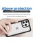 iPhone 15 Pro Tpu+Akrilik Darbeye Dayanıklı Cep Telefonu Arka Kapağı Şeffaf Koruyucu Kılıf-Siyah (Yurt Dışından) 3