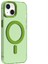 Candy Series iPhone 14/13 Kılıfı Magsafe Pc+Tpu+Pet Düşmeye Karşı Telefon Kılıfı ile Uyumlu-Yeşil (Yurt Dışından) 2