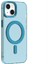 Candy Series iPhone 15 Plus/14 Plus Kılıf Magsafe Pc+Tpu+Pet Düşmeye Karşı Telefon Kılıfı ile Uyumlu-Mavi (Yurt Dışından) 2