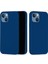 iPhone 13 Mini 5.4 Inç Sıvı Silikon Telefon Koruyucu Kılıf Telefon Kabuğu-Mavi (Yurt Dışından) 4