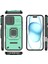 iPhone 16 Plus Kılıf Pc+Tpu Camshield Telefon Kılıfı Halka Tutucu Destekli-Yeşil (Yurt Dışından) 4