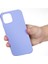 iPhone 12 Pro Max 6.7 Inç Sıvı Silikon Yumuşak Cep Telefonu Kılıfı Akıllı Telefon Kılıfı-Açık Mor (Yurt Dışından) 4