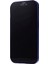 iPhone 15 Manyetik Kapak Metal Çerçeve + Çift Taraflı Temperli Cam Anti-Peep Telefon Kılıfı - Koyu Mavi (Yurt Dışından) 5