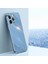 Xınlı iPhone 16 Pro Max Kılıf Tpu Telefon Kılıfı Elektrokaplama Çerçeveli-Mavi (Yurt Dışından) 5