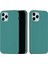 iPhone 13 Pro 6.1 Inç Için Çizilmeye Karşı Dayanıklı Sıvı Silikon Yumuşak Telefon Kılıfı Kabuğu-Çam Iğnesi Yeşili (Yurt Dışından) 5
