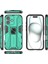 iPhone 16 Kılıfı Pc+Tpu Darbeye Dayanıklı Telefon Kılıfı Kickstand Ile-Yeşil (Yurt Dışından) 4