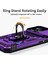 iPhone 16 Pro Kılıf Halkalı Kickstand Pc+Tpu Telefon Kılıfı Camshield-Mor (Yurt Dışından) 5