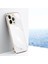 Xınlı iPhone 15 Pro Çizilmez Telefon Arka Kapağı Galvanik Altın Kenar Tpu Kılıf-Beyaz (Yurt Dışından) 5
