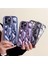 iPhone 16 Pro Max Kılıf Elektrokaplama Tpu Kabuk Meteorit Doku Telefon Kılıfı-Mor (Yurt Dışından) 4