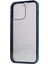 iPhone 15 Pro Için Gizlilik Kılıfı Manyetik Metal Çerçeve + Çift Taraflı Temperli Cam 360 Derece Koruma Telefon Kılıfı - Gümüş (Yurt Dışından) 3