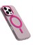 Candy Series iPhone 16 Pro Max Kılıfı Magsafe Pc+Tpu+Pet Düşmeye Karşı Telefon Kılıfı ile Uyumlu-Kırmızı (Yurt Dışından) 5