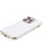 iPhone 12 Pro Max Kılıf Parlak Tpu Telefon Kılıfı Hassas Kesikler 6d Elektrokaplama-Beyaz (Yurt Dışından) 3