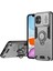 iPhone 11 Kılıfı Pc+Tpu Ayaklı Telefon Kılıfları Kayar Lens Kapağı Ile-Gri (Yurt Dışından) 1
