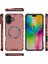 iPhone 16 Plus Manyetik Telefon Kılıfı Honeycomb Tpu+Pc Hibrit Kapak-Kırmızı (Yurt Dışından) 5