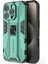 iPhone 16 Pro Kılıf Pc+Tpu Darbeye Dayanıklı Telefon Kılıfı Kickstand Ile-Yeşil (Yurt Dışından) 1