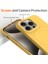 iPhone 12 Pro Max Manyetik Kılıf Darbeye Dayanıklı Sıvı Silikon Telefon Kılıfı Su Dalgası Dokusu-Sarı (Yurt Dışından) 5