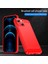 1.8mm Esnek Tpu Çizilmez Karbon Fiber Fırçalanmış Koruyucu Kapak Telefon Arka Kılıfı iPhone 13 6.1 Inç-Kırmızı (Yurt Dışından) 5