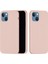 Iyi Korunmuş Çizilmez Sıvı Silikon Telefon Arka Kılıfı Telefon Kılıfı iPhone 13 6.1 Inç-Pembe (Yurt Dışından) 4