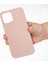 Sıvı Silikon Düz Renk Koruyucu Telefon Kılıfı iPhone 13 Pro Max 6.7 Inç-Pembe (Yurt Dışından) 3