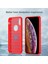 iPhone Xr 6.1 Inç Düşmeye Esnek Tpu Telefon Arka Kapağı Fırçalanmış Karbon Fiber Doku Cep Telefonu Kılıfı-Kırmızı (Yurt Dışından) 4