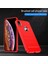iPhone Xr 6.1 Inç Düşmeye Esnek Tpu Telefon Arka Kapağı Fırçalanmış Karbon Fiber Doku Cep Telefonu Kılıfı-Kırmızı (Yurt Dışından) 5