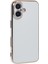 iPhone 16 Kılıf Tpu Slim Fit Darbeye Dayanıklı Telefon Kılıfı 6d Elektrokaplama-Beyaz (Yurt Dışından) 1