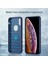 iPhone Xr 6.1 Inç Düşmeye Esnek Tpu Telefon Arka Kapağı Fırçalanmış Karbon Fiber Doku Cep Telefonu Kılıfı-Mavi (Yurt Dışından) 4