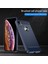 iPhone Xr 6.1 Inç Düşmeye Esnek Tpu Telefon Arka Kapağı Fırçalanmış Karbon Fiber Doku Cep Telefonu Kılıfı-Mavi (Yurt Dışından) 5