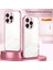 iPhone 16 Pro Kılıf Galvanik Çerçeve Yumuşak Tpu Telefon Kılıfı-Pembe (Yurt Dışından) 3