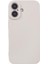 iPhone 16 Plus Kılıf Yumuşak Elyaf Astar Tpu Telefon Kılıfı Kamera Lens Koruması-Beyaz (Yurt Dışından) 3