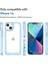 Tpu+Akrilik Şeffaf Telefon Kılıfı iPhone 14 6.1 Inç,düşmeye Karşı Çizilmeye Karşı Dayanıklı Akıllı Telefon Arka Kapağı-Mavi (Yurt Dışından) 3