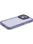 iPhone 16 Pro Max Şeffaf Telefon Kılıfı Pc+Tpu Hibrit Arka Kapak-Şeffaf Mor (Yurt Dışından) 4