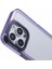 iPhone 16 Pro Max Şeffaf Telefon Kılıfı Pc+Tpu Hibrit Arka Kapak-Şeffaf Mor (Yurt Dışından) 5