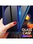 iPhone 15 Cep Telefonu Kılıfı Temperli Cam + Yumuşak Tpu Telefon Kılıfı Karbon Fiber Dokulu - Koyu Mavi (Yurt Dışından) 5