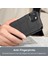 iPhone 14 6.1 Inç Sağlam Kare Izgara Kalınlaştırılmış Yumuşak Tpu Arka Kılıf Koruyucu Telefon Kılıfı-Siyah (Yurt Dışından) 5
